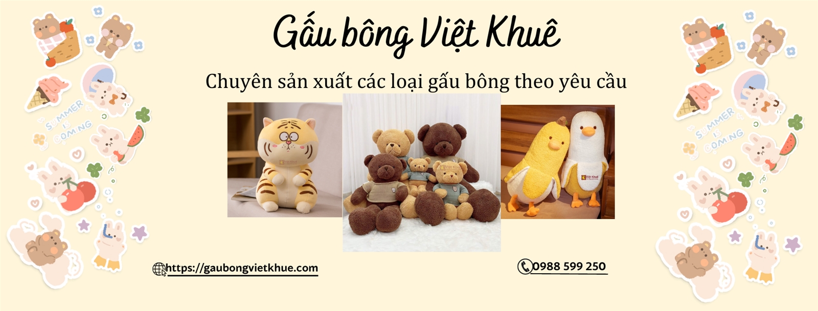 Gấu bông Việt Khuê