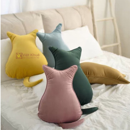 gối tựa lưng hình mèo